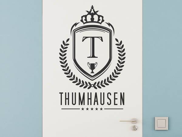 Wandtattoo Thumhausen Wappen