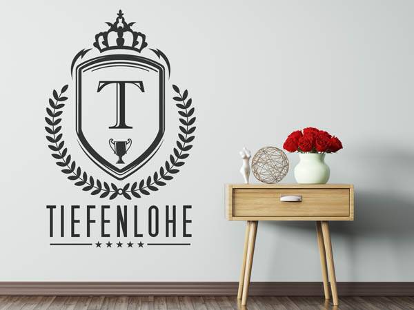 Wandtattoo Tiefenlohe Wappen
