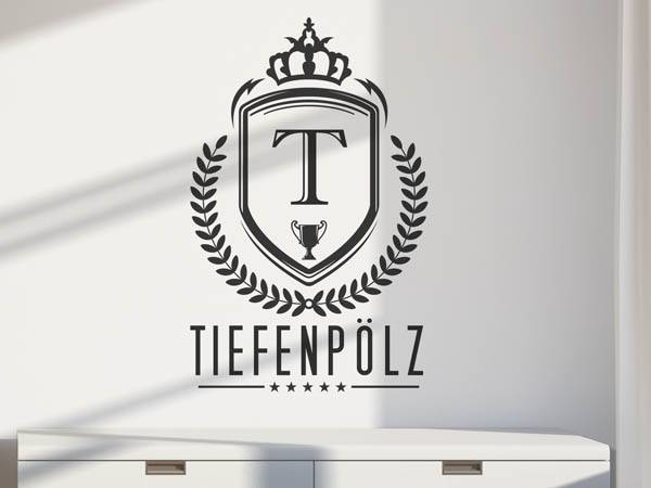 Wandtattoo Tiefenpölz Wappen