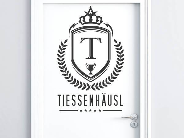 Wandtattoo Tiessenhäusl Wappen
