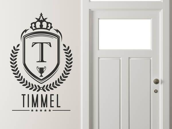 Wandtattoo Timmel Wappen