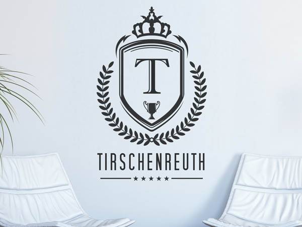 Wandtattoo Tirschenreuth Wappen