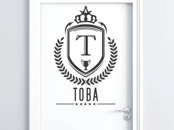 Wandtattoo Toba Wappen