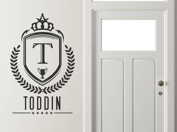 Wandtattoo Toddin Wappen