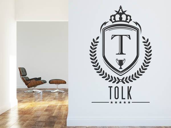 Wandtattoo Tolk Wappen