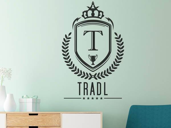 Wandtattoo Tradl Wappen