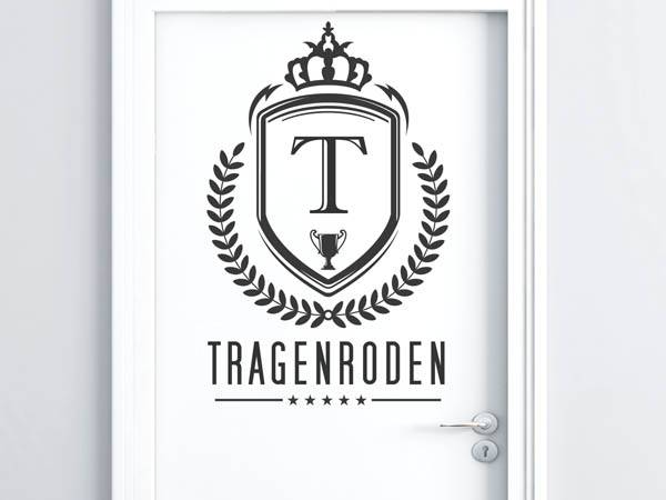 Wandtattoo Tragenroden Wappen