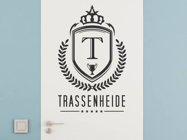 Wandtattoo Trassenheide Wappen
