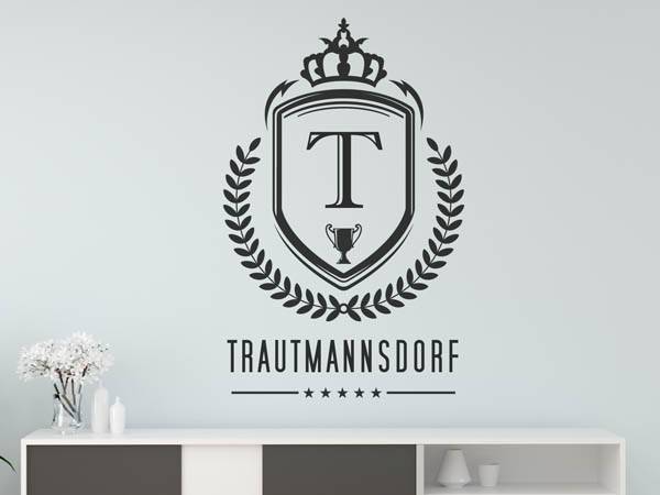 Wandtattoo Trautmannsdorf Wappen