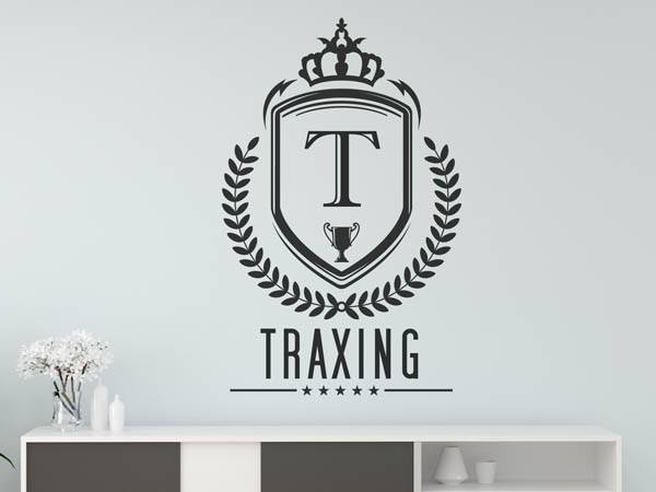 Wandtattoo Traxing Wappen