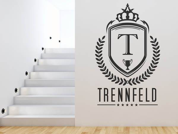 Wandtattoo Trennfeld Wappen