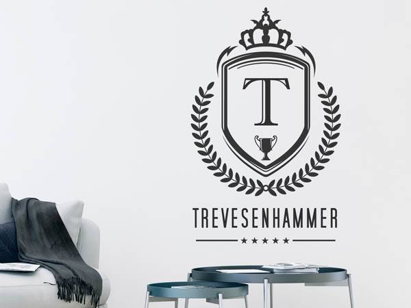 Wandtattoo Trevesenhammer Wappen