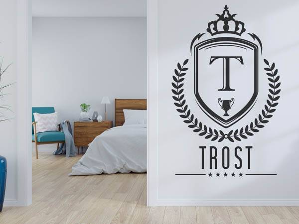 Wandtattoo Trost Wappen