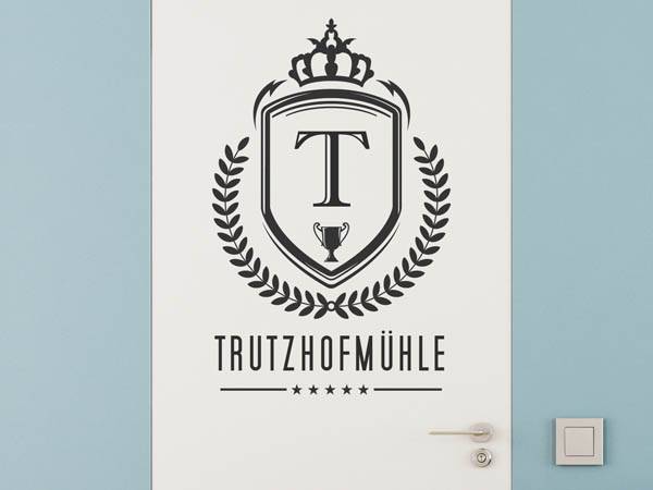 Wandtattoo Trutzhofmühle Wappen