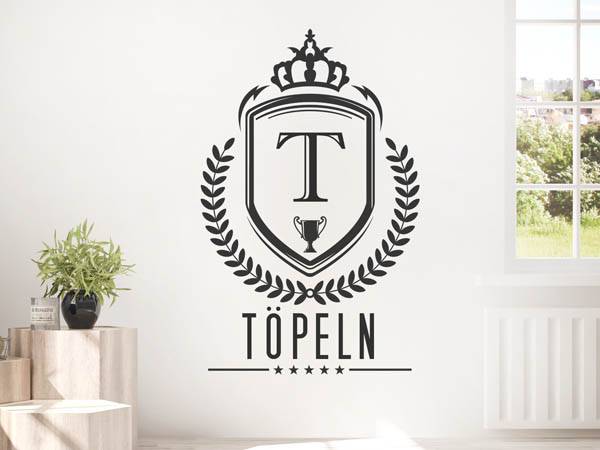 Wandtattoo Töpeln Wappen