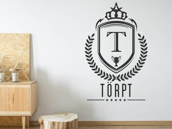 Wandtattoo Törpt Wappen
