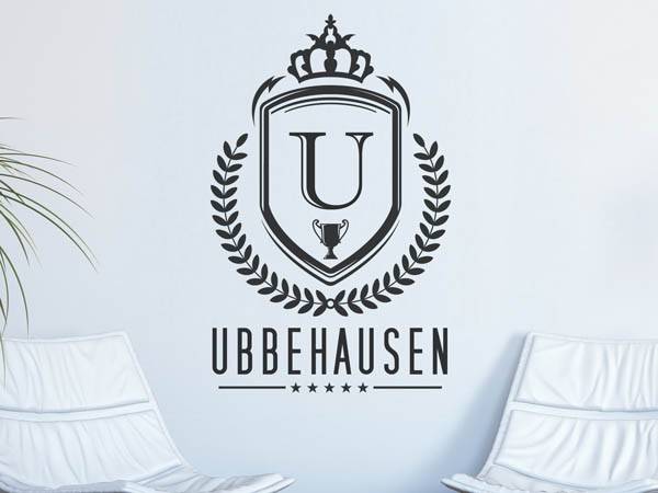 Wandtattoo Ubbehausen Wappen
