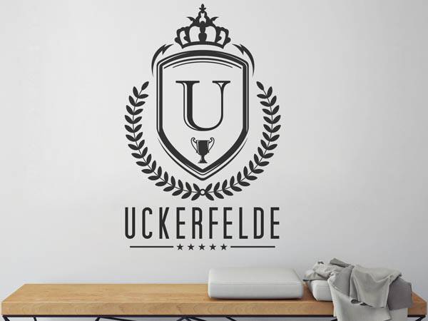 Wandtattoo Uckerfelde Wappen