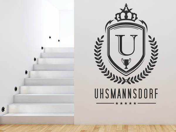 Wandtattoo Uhsmannsdorf Wappen
