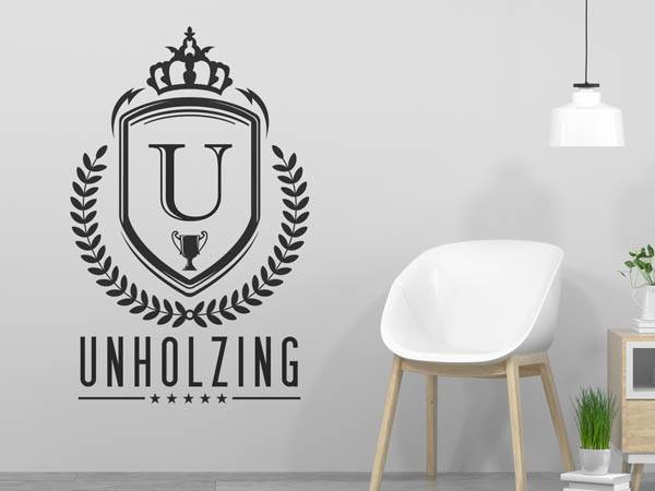 Wandtattoo Unholzing Wappen