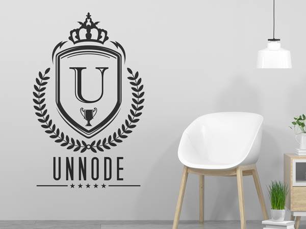 Wandtattoo Unnode Wappen