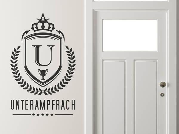 Wandtattoo Unterampfrach Wappen