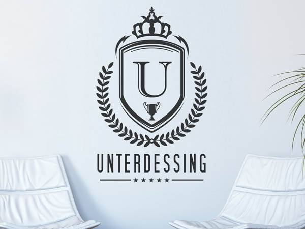 Wandtattoo Unterdessing Wappen