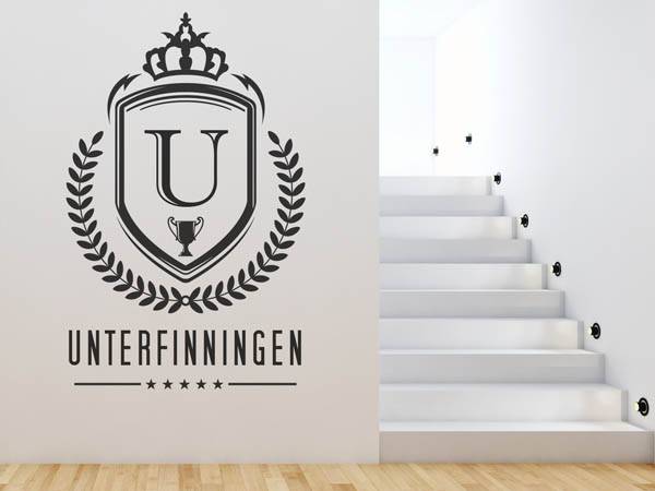 Wandtattoo Unterfinningen Wappen