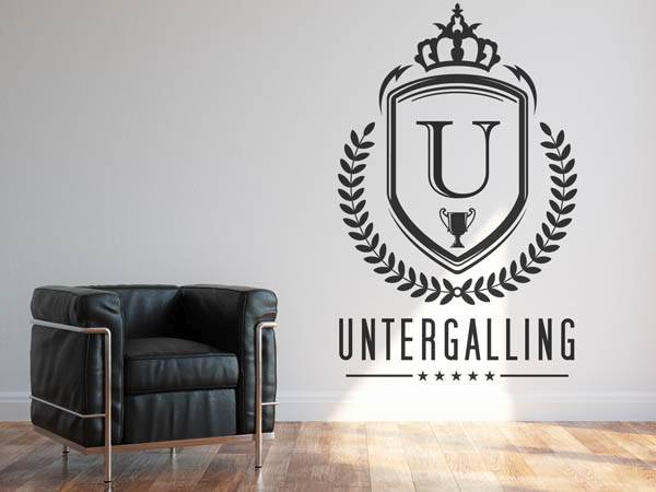 Wandtattoo Untergalling Wappen