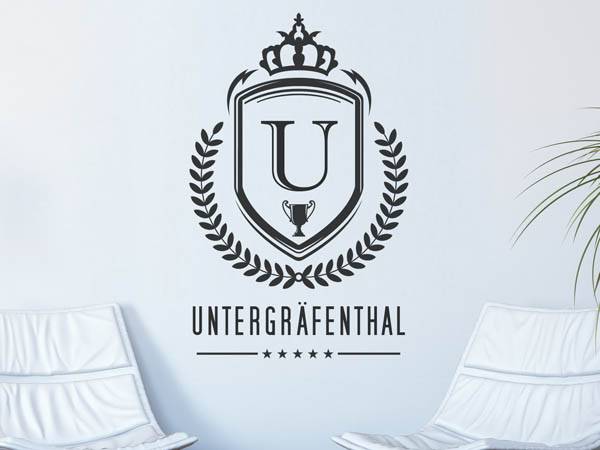 Wandtattoo Untergräfenthal Wappen