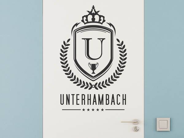 Wandtattoo Unterhambach Wappen