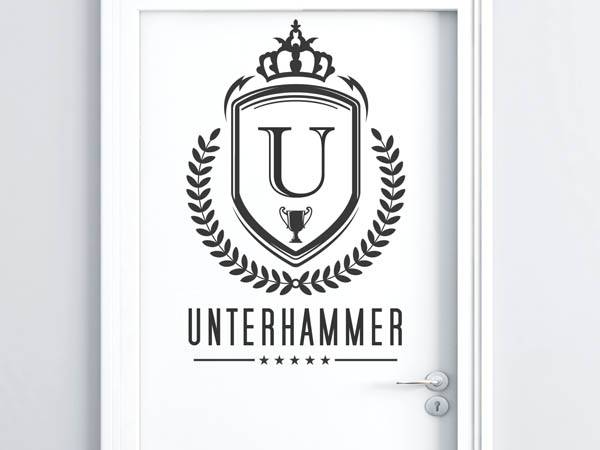Wandtattoo Unterhammer Wappen