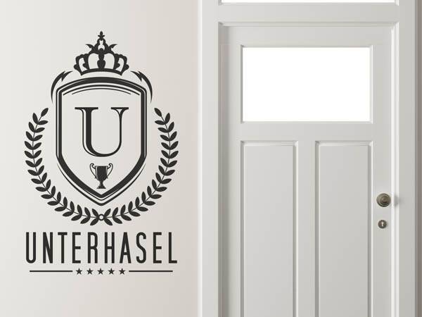 Wandtattoo Unterhasel Wappen