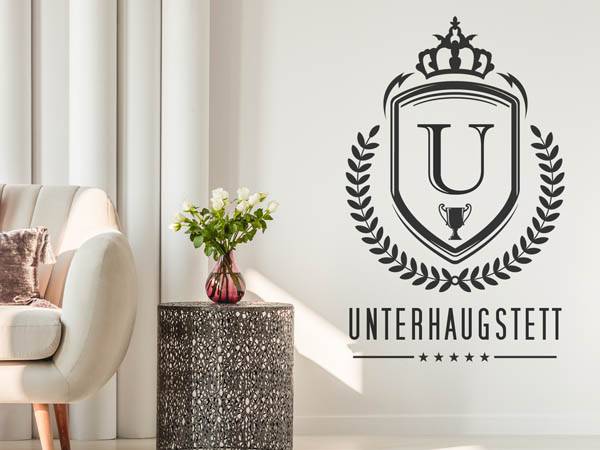 Wandtattoo Unterhaugstett Wappen
