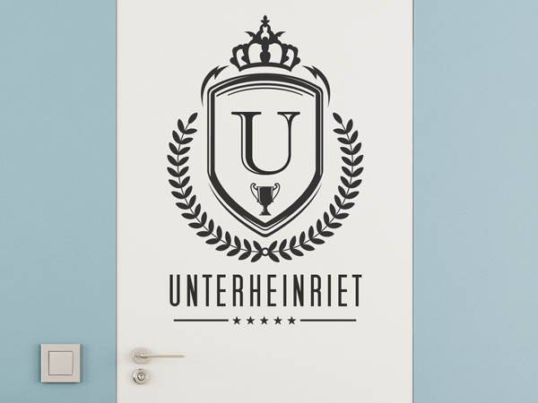 Wandtattoo Unterheinriet Wappen