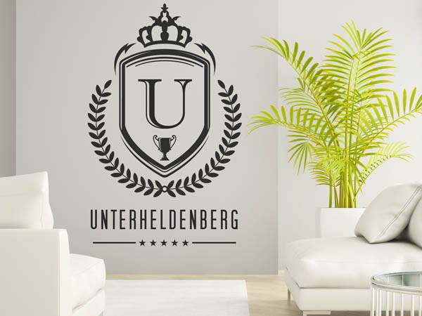 Wandtattoo Unterheldenberg Wappen