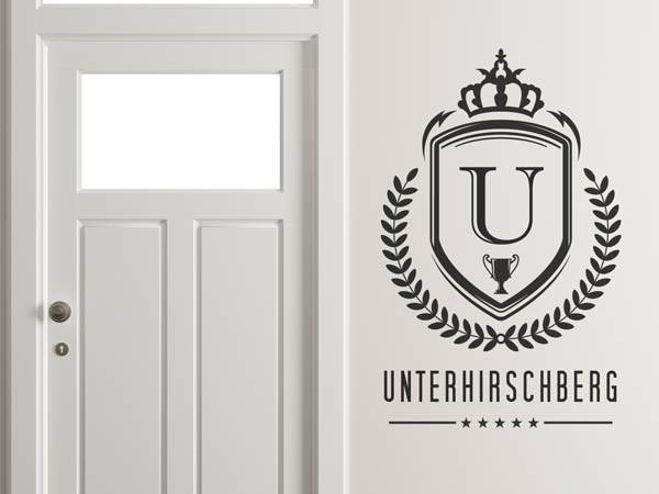 Wandtattoo Unterhirschberg Wappen