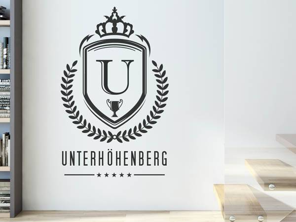 Wandtattoo Unterhöhenberg Wappen