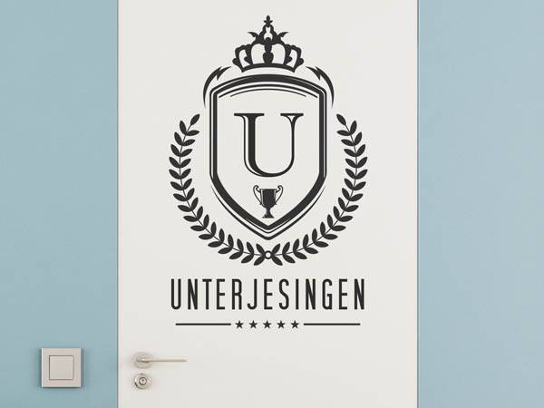 Wandtattoo Unterjesingen Wappen