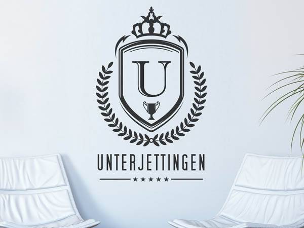 Wandtattoo Unterjettingen Wappen