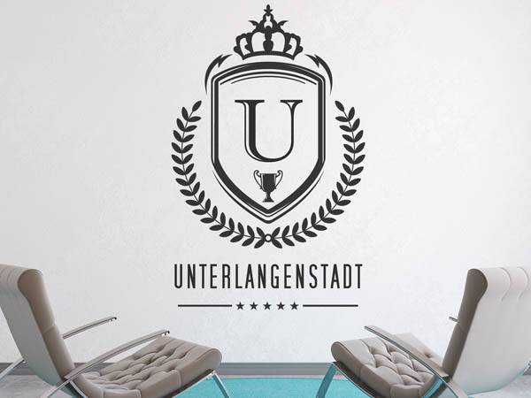 Wandtattoo Unterlangenstadt Wappen