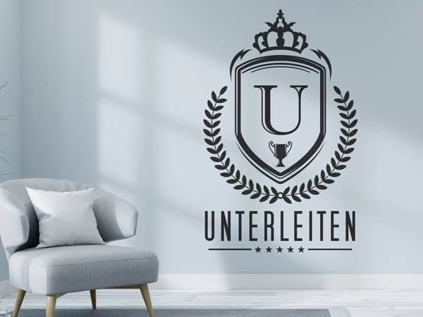 Wandtattoo Unterleiten Wappen