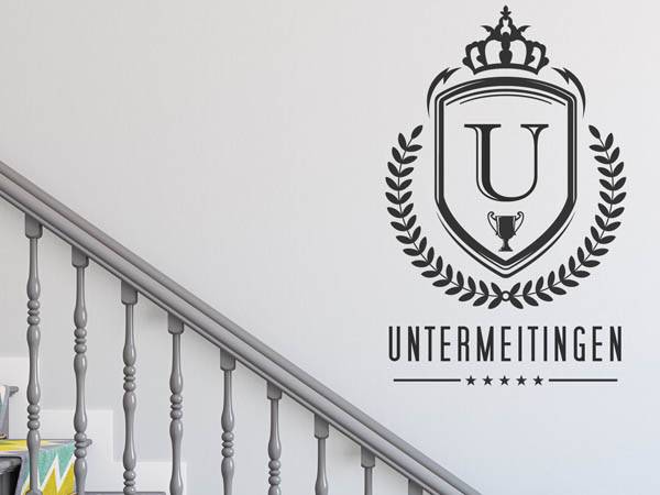 Wandtattoo Untermeitingen Wappen