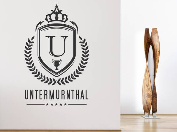 Wandtattoo Untermurnthal Wappen