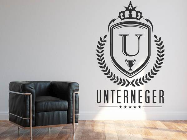Wandtattoo Unterneger Wappen