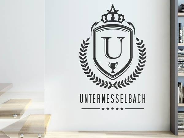 Wandtattoo Unternesselbach Wappen