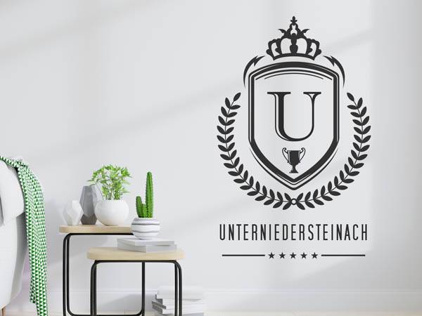 Wandtattoo Unterniedersteinach Wappen
