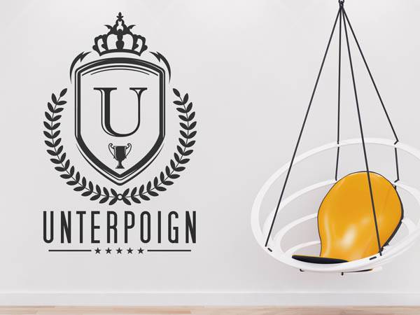 Wandtattoo Unterpoign Wappen