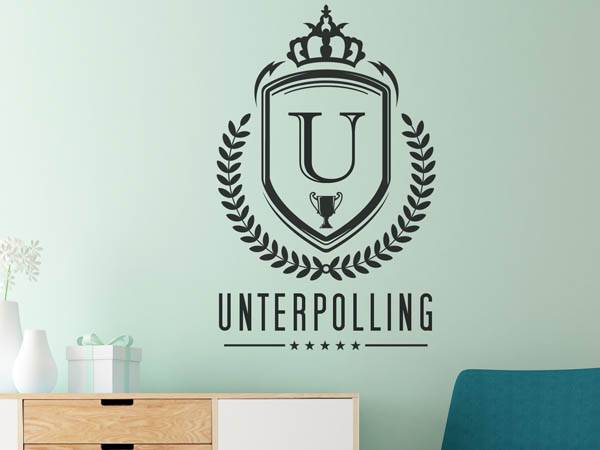 Wandtattoo Unterpolling Wappen