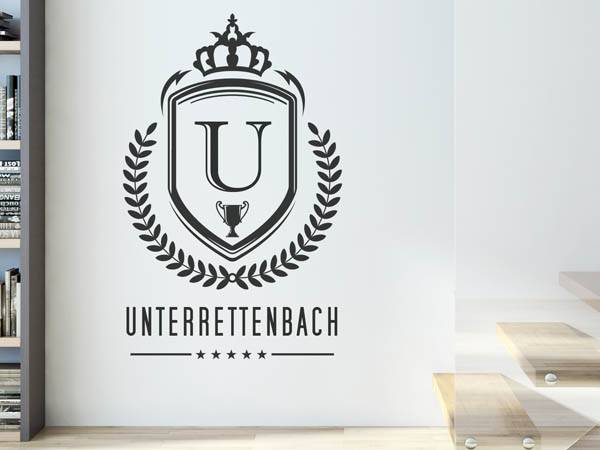 Wandtattoo Unterrettenbach Wappen